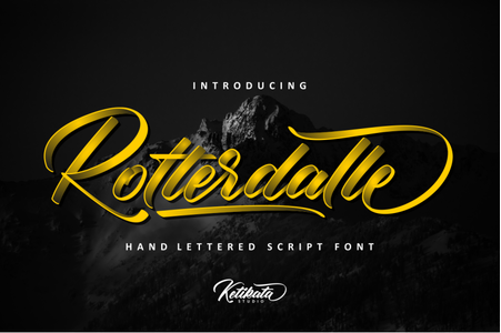 Rotterdalle Personal Use font