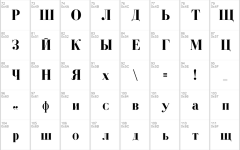 Cyrillic-Bold Regular