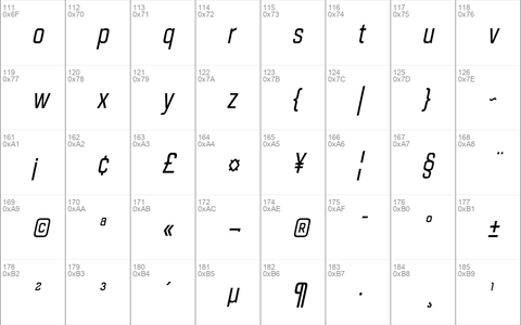 Quarca Cond Regular Italic