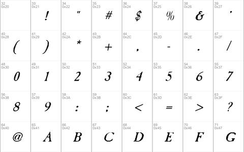 CasablancaAntique Italic