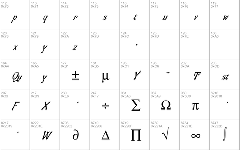 Flemish Italic