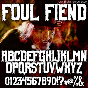 Foul Fiend font