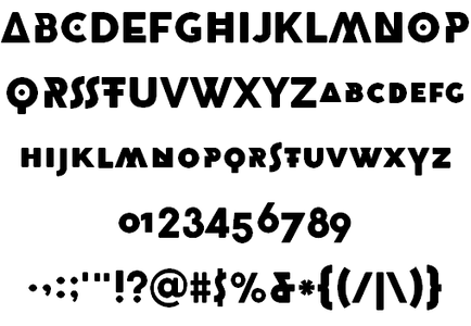 CocoBikeR font