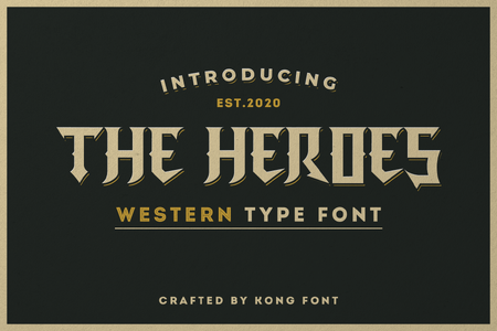 Heroes font