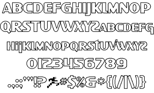 SF Intellivised Extended font