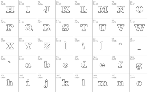 JamesBeckerOutline-ExtraBold Regular