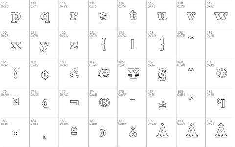 JamesBeckerOutline-ExtraBold Regular