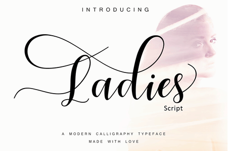 Ladies Script font