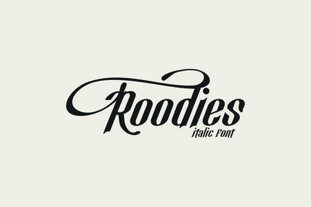 Roodies font