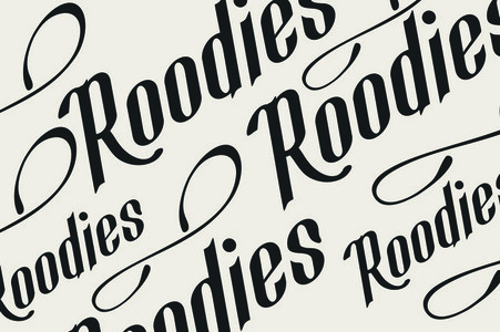 Roodies font