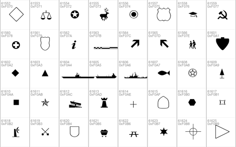 GeographicSymbols Regular