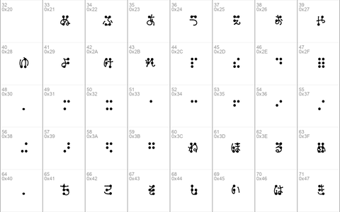 tentenhiragana Regular