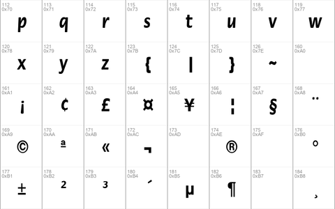 FloraCnd-Bold Regular