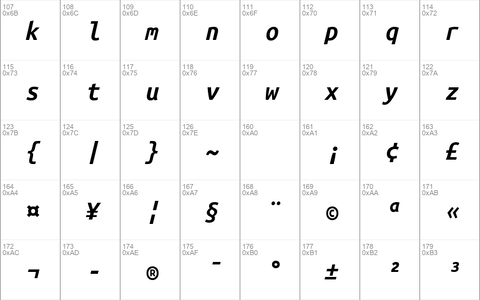 Ubuntu Mono Bold Italic