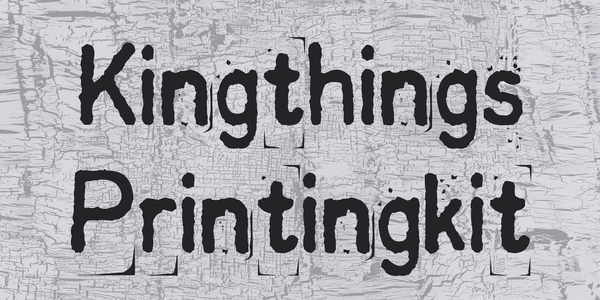 Kingthings Printingkit font