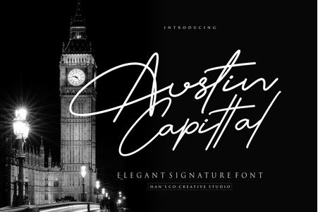 Austin Capittal Demo font