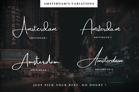 Amsterdam 1 font