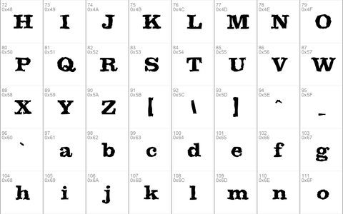 JamesBeckerRandom-ExtraBold Regular