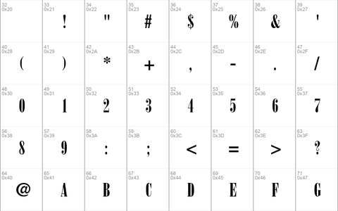 Bodoni Poster Condensed SSi