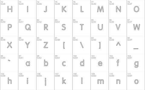 VAGRounded-Light Hollow Regular