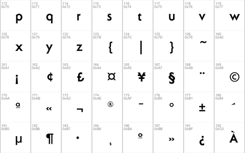 SerifGothicEF-ExtraBold Regular