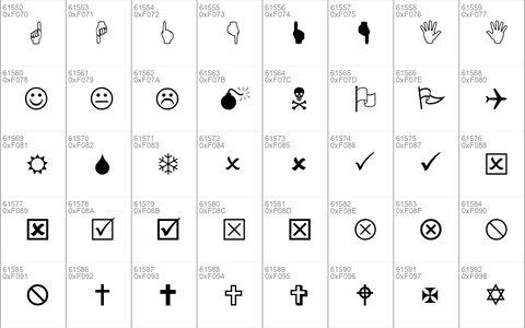 Lucida Icons Regular