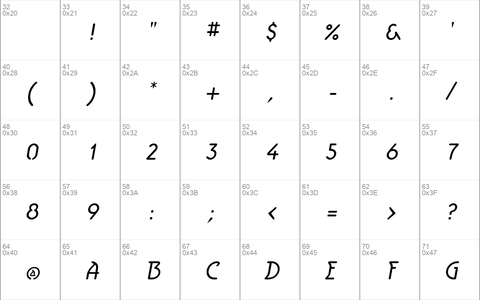 Aerolite Italic Regular