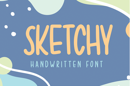 SKETCHY font