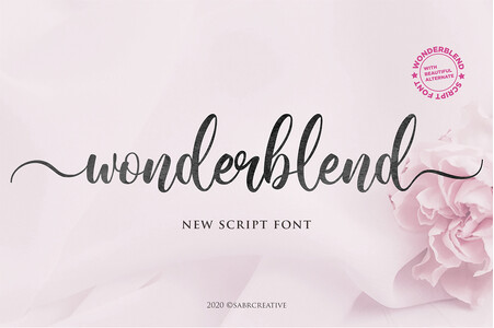 Wonderblend Demo font
