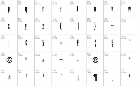 Runic MT Condensed