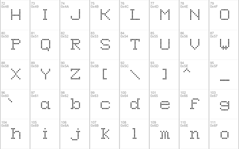 8Pin Matrix Regular