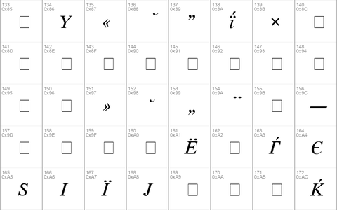 CyrillicTimes Italic