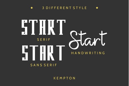 Kempton Serif font