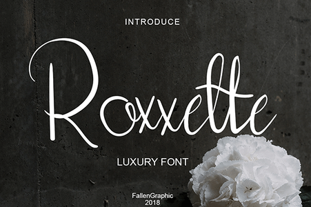 Roxxettefree font