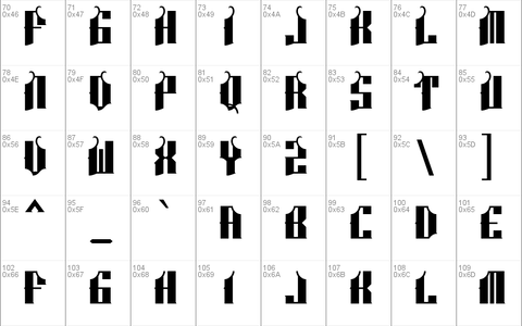 Malocknow Standard font