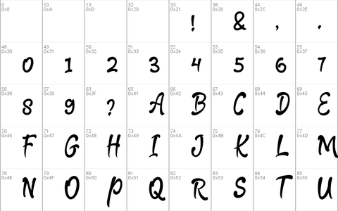 TheRainbowFree font