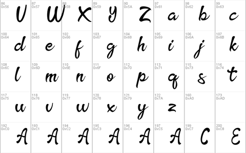 TheRainbowFree font