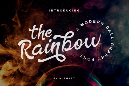 TheRainbowFree font