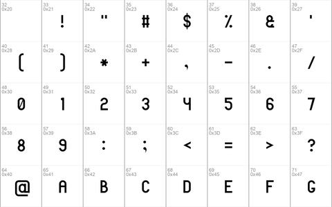 Arial Narrow 7