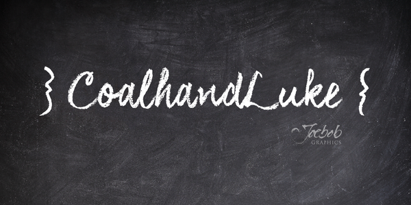 CoalhandLukeTRIAL font