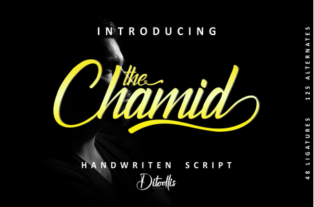 The Chamid Personal Use Only font