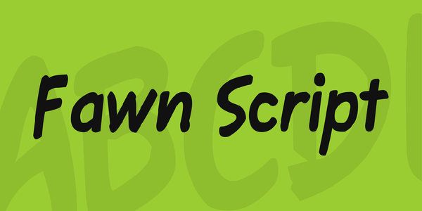 Fawn Script font