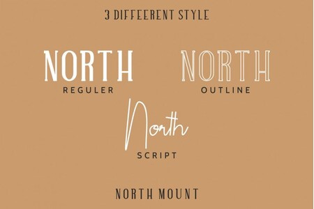 NORTH MOUNT DEMO font