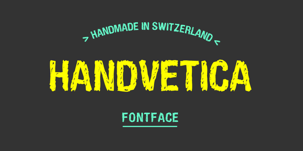 HandVetica font