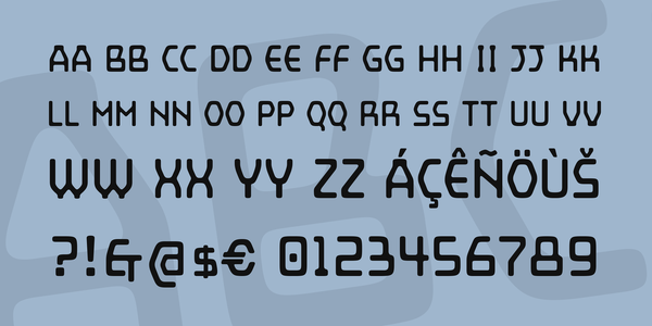 Mainframe font