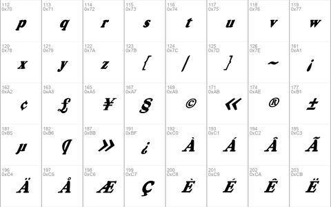 FZ ROMAN 8 ITALIC