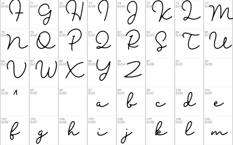 Blesson font