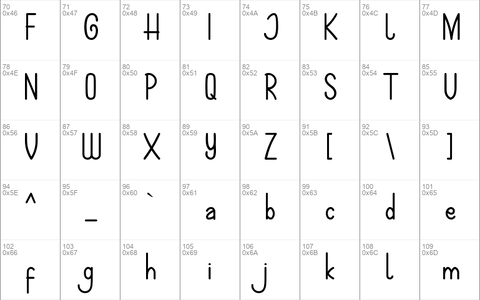 Hijaker's font