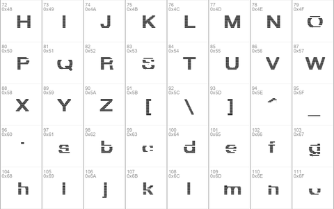 HvStripe-ExtraBold Hollow Regular