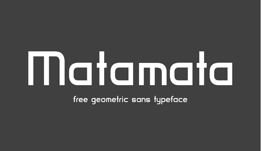 Matamata font